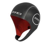 Zone3 Neoprene Open water Swimming Cap Swim Hat Black/Red