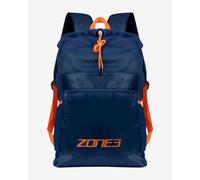 ZONE3 Mesh Training Backpack - Navy/Orange Large Swim Training Bag