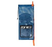 ZONE3 Mesh Training Backpack - Navy/Orange Large Swim Training Bag