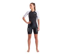ZONE3 Lava Long Distance Short Sleeve Women's Trisuit | UK XS in Black/White
