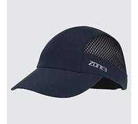 ZONE3 Lightweight Mesh Triathlon and Running Baseball Cap, Petrol/Reflective Silver, One Size