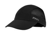 ZONE3 Lightweight Mesh Triathlon and Running Baseball Cap, Petrol/Reflective Silver, One Size