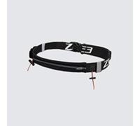 ZONE3 Men Endurance Number Belt with Lycra Fuel Pouch and Energy Gel Storage - Black, One Size