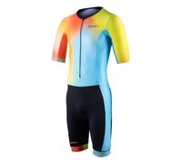 ZONE3 Men's Activate+ Short Sleeve Trisuit Made From 100% Recycled Performance Material