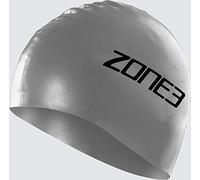 ZONE3 Men's and Women's Silicone Swim Cap - 48g (Silver)