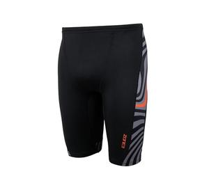 ZONE3 Men's Jammer - OWS Renew Designed for Open Water Swimming Black/Grey