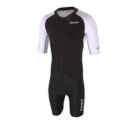 Zone3 Lava Long Distance Aero Short Sleeve Trisuit White,Black L Man