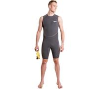 Zone3 Men's Yulex Kneeskin - 1.5mm Cold Water Swim Suit, Grey