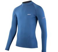 ZONE3 Mens 2024 Yulex Long Sleeve Swim Top - Navy L