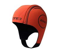 ZONE3 Orange Neoprene Swim Cap/Premium Triathlon Skull Cap With Velcro Strap For Men/Women Open Water Swimming