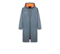 ZONE3 Polar Fleece Robe | UK XL in Grey/Orange