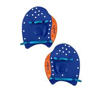 ZONE3 Power Stroke Swimming Hand Paddles, Blue/Red, Small
