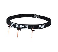 Zone3 Racebelt Gel Loops Race Number Belt Black Orange