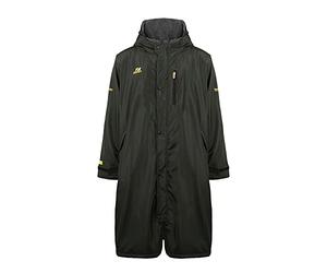 ZONE3 Recycled Heat-Tech Fleece Lining Changing Robe - Windbreaker Water Resistant Parka Jacket For Open Water Sports XL