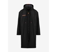 Zone3 Recycled Parka Changing Robe Black Orange - XS