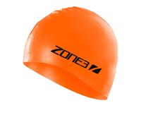 Zone3 Silicone Swim Cap 48G Unisex Orange One Size