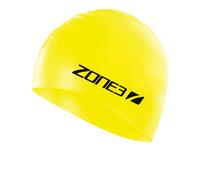 ZONE3 Silicone Swim Cap in Yellow