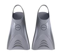 Zone3 Silicone V-FLEX Ergo Swim Training Fins - Silver silver Large