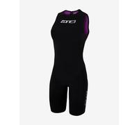 Zone3 Streamline Swimskin Sleeveless Tri Suit Black Lilac Women - L