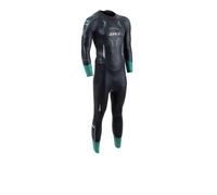 Zone3 Terraprene Vision Wetsuit Black Green - L