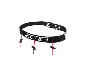 ZONE3 Unisex-Adult RaceBelt, Schwarz, Junior