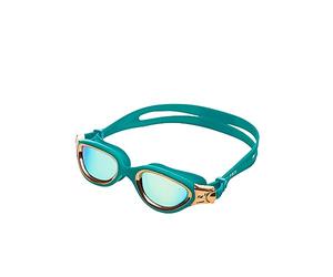 ZONE3 Venator-X Swim Goggles With Anti-Fog LUCID Lenses, Clear Vision, No Leaking, Comfortable For Both Open Water And Pool Swimming/Unisex Teal/Copper Color