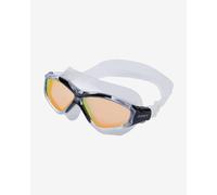 Zone3 Vision Max Mirror Swimming Goggles white black with mirrored orange lenses