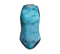 ZONE3 Women’s High Neck Swimsuit - Xfinity Renew, Chlorine Resistant, UPF50+ Swimwear Teal