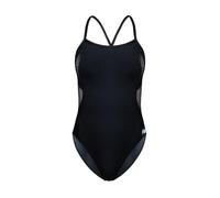 ZONE3 Women’s Strap Back Swimsuit - Open Back Training Costume for Pool & Outdoor Swimming Black