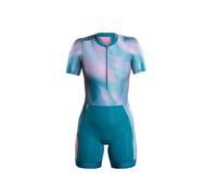 ZONE3 Women's Activate+ Short Sleeve Tri Suit - Performance One-Piece for Triathlon Training & Racing