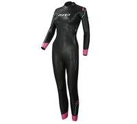 ZONE3 Womens Agile Triathlon Wetsuit For Open Water Swimming - Black/Pink - Easy Stretch/Full Length Dive Suit- XXL