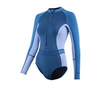 ZONE3 Women's Yulex® Long Sleeve Swimsuit Made from Natural Rubber -Plant Based Swimwear