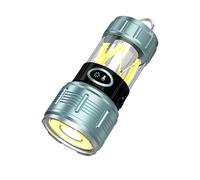 ZONEBEE High Powered 700LM LED Rechargeable Torch, Super Bright Flashlight with 4500mAh Battery, Digital Power Display, IPX7 Waterproof, 4 Brightness & 4 Colour Modes for Dog Walking & Night Bivvy