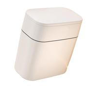 ZONEBEST Trash Can,12L Bathroom Trash Can Push Top Waste Bin for Kitchen Bedroom Office for Efficient Storage and Easy Open