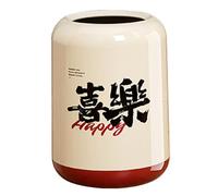 ZONEBEST Trash Can,Large Capacity Waste Bin for Home Chinese Characters Rich/Happy Double Layer Trash Can Wastebasket