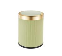 ZONEBEST Trash Can,Round Waste Bin for Home Office Use, Press Trash Can with Lid Durability Wastbasket Garbage Container