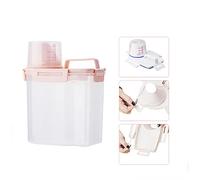 ZONEEAKO Multifunctional Laundry Soap Dispenser, Detergent Powder Fabric Softener Liquid Dispenser Bottle For Laundry Room Organization Large Capacity Boxes Containers