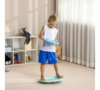 Zonekiz 2 In 1 Balance Board, Kids Wobble Board With Ball - Blue