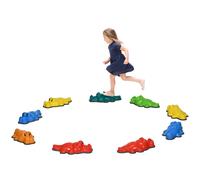ZONEKIZ 9pc Kids Stepping Stones w/ Anti-Slip Edge