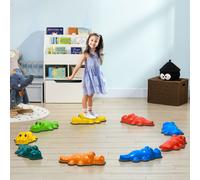 ZONEKIZ 9pc Kids Stepping Stones w/ Anti-Slip Edge