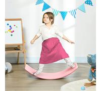 ZONEKIZ Balance Board Kids Wobble Board Montessori Toy Pink, Pink
