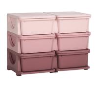 ZONEKIZ Kids Storage Units with 6 Drawers