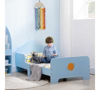 Zonekiz Toddler Bed W/ Space-Themed Patterns, For Boy, Girls, Ages 3-6 Years