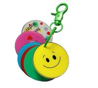 Zones of Regulation Keychain 7PCS - Acrylic Mood Discs (Happy, Calm, Angry, Scared, Sad, Loving) | SEN Emotional Regulation Tool for Kids & Adults | Teaching Aid, Fidget Keyring, Autism Resource
