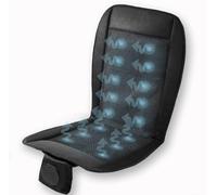 ZONETECH Cooling Car Seat Cushion - Black 12V Automotive Adjustable Temperature Comfortable Cooling Car Seat Cushion
