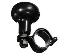ZONETECH Vehicle Steering Wheel Spinner Knob - Suicide Classic Black Premium Quality Steering Wheel Spinner with Power Handles Universal Fit