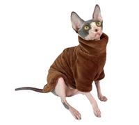 ZONEWD Cat Clothes, Cat Jumpers For Cats Only Winter Fleece Cat Coat Warm Cat Outfits For Kitten, Cat