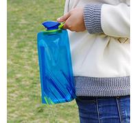 ZONEWD Foldable Water Bottle - Drinking Water Bottle, Flexible & Reusable Water Bottles for Hiking, Travel, Adventure, 700ml