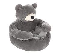 ZONEWD Super Soft Pet Bed - Warm Plush Dog Cat Beds Sofas,Cute Cuddler Bear Dog Crate Bed with Non-slip Bottom, Winter Plush Cushion Pet Supplies for Dogs & Cats