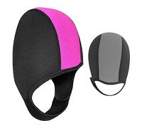 ZONEWD Swim Caps for Men | Surfing Beanie Hat, 2.5mm Neoprene Swim Hat,Thermal Head Swimming Hat with -adhesive Strap, Adjustable Beanie Swim Hood for Men Women